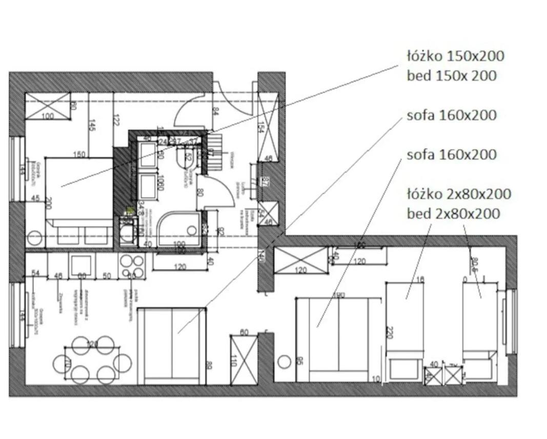 Family Luxury Comfort Old Town Apartament, 1-8, 2 Sypialnie I Salon, Parking W Cenie Gdańsk Extérieur photo